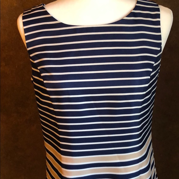 Ellen Tracy Striped Sheath Dress - Picture 2 of 6